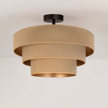 Brilagi - Opbouwlamp LUNETA 1xE27/60W/230V Ø 40 cm beige/goud