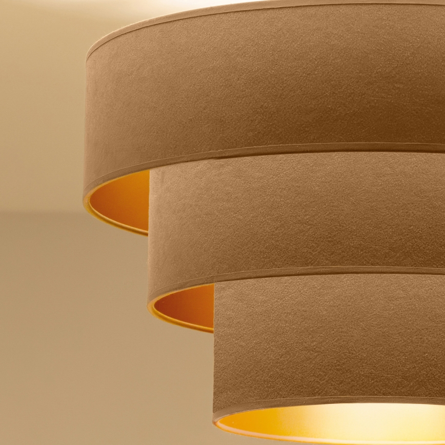 Brilagi - Opbouwlamp LUNETA 1xE27/60W/230V Ø 40 cm beige/goud