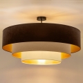 Brilagi - Opbouwlamp LUNETA 3xE27/60W/230V Ø 80 cm bruin/beige/crème