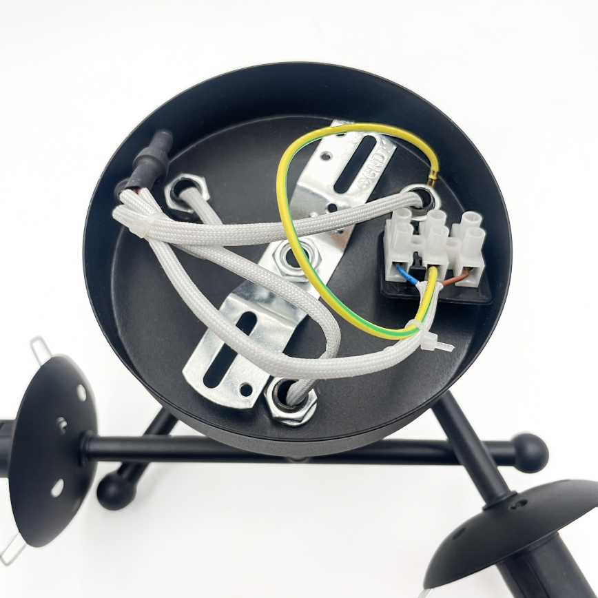 Brilagi - Opbouwlamp MALIVA 3xE14/15W/230V zwart/wit