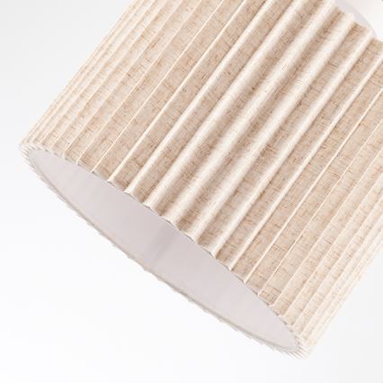 Brilagi - Opbouwlamp NORDIC WAVE 1xE27/15W/230V Ø 32 cm linnen/wit