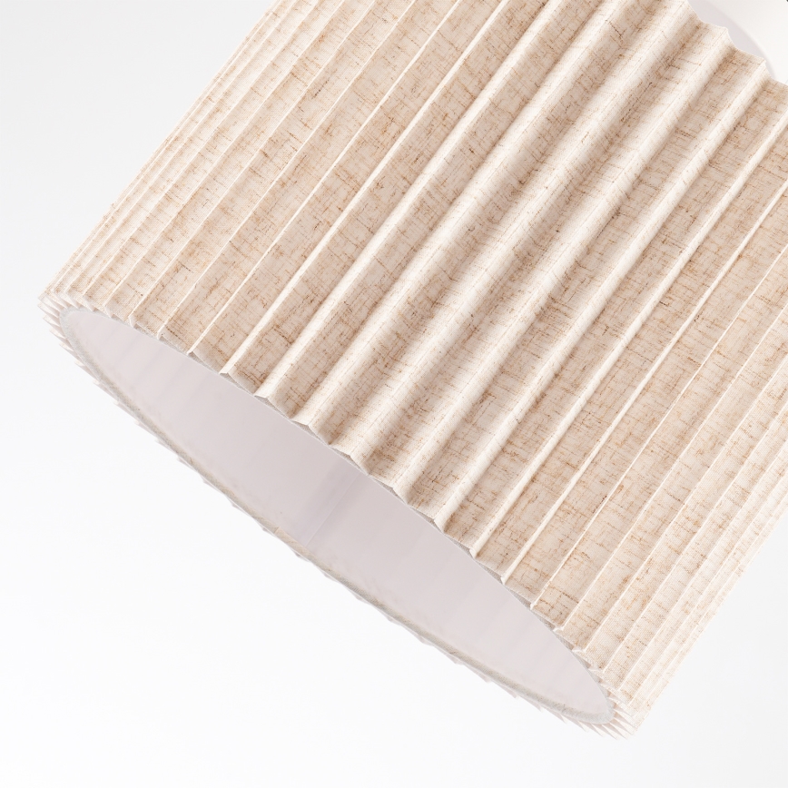 Brilagi - Opbouwlamp NORDIC WAVE 1xE27/15W/230V Ø 32 cm linnen/wit