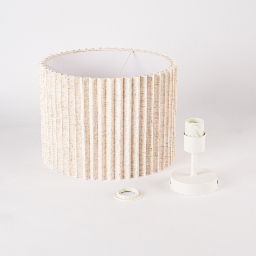 Brilagi - Opbouwlamp NORDIC WAVE 1xE27/15W/230V Ø 32 cm linnen/wit