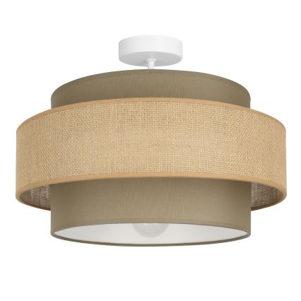 Brilagi - Opbouwlamp RESNA 1xE27/60W/230V Ø 40 cm bruin/beige