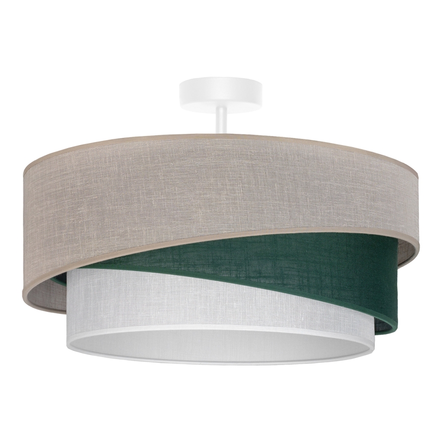 Brilagi - Opbouwplafondlamp ARROW 1xE27/60W/230V Ø 45 cm beige/groen/wit