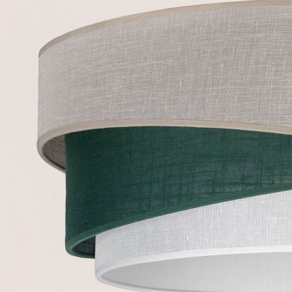 Brilagi - Opbouwplafondlamp ARROW 1xE27/60W/230V Ø 45 cm beige/groen/wit