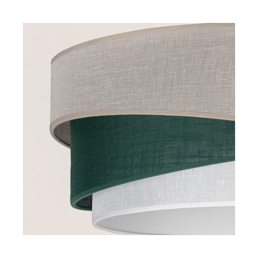Brilagi - Opbouwplafondlamp ARROW 1xE27/60W/230V Ø 45 cm beige/groen/wit