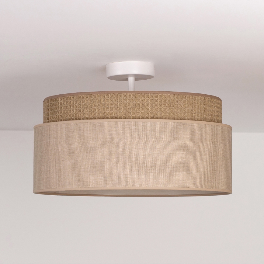 Brilagi - Opbouwplafondlamp PADOVA 1xE27/60W/230V Ø 40 cm beige