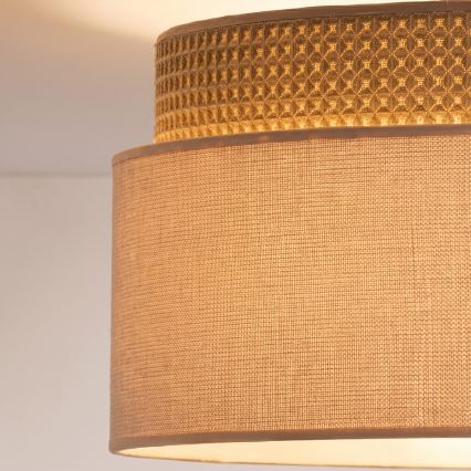 Brilagi - Opbouwplafondlamp PADOVA 1xE27/60W/230V Ø 40 cm beige