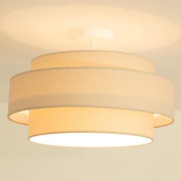Brilagi - Opbouwplafondlamp RESNA 1xE27/60W/230V Ø 40 cm beige