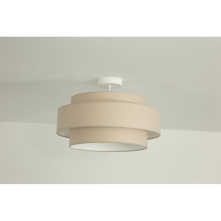 Brilagi - Opbouwplafondlamp RESNA 1xE27/60W/230V Ø 40 cm beige