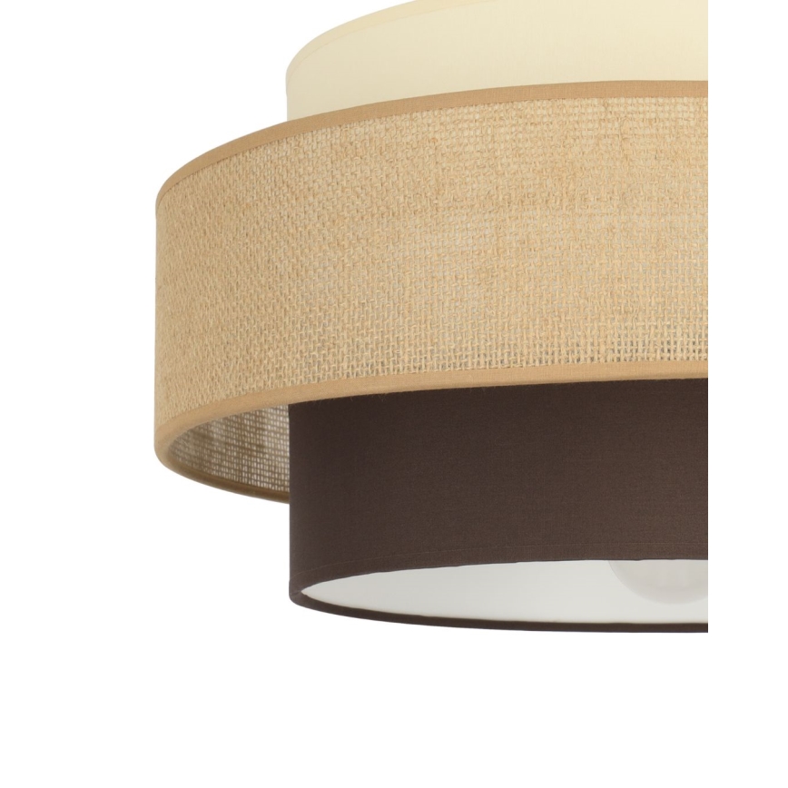 Brilagi - Opbouwplafondlamp RESNA 1xE27/60W/230V Ø 40 cm beige/zwart