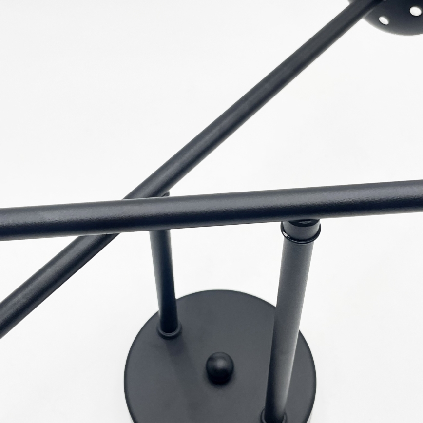 Brilagi - Opbouwplafonnière MALIVA 4xE14/15W/230V zwart/rookglas