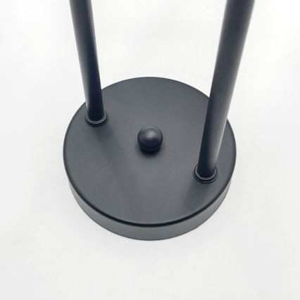 Brilagi - Opbouwplafonnière MALIVA 4xE14/15W/230V zwart/rookglas