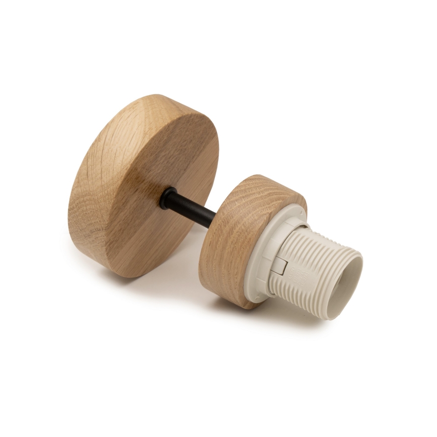 Brilagi - Opbouwplafonnière PARTY, 1x E27/60W/230V, Ø 10 cm, eiken