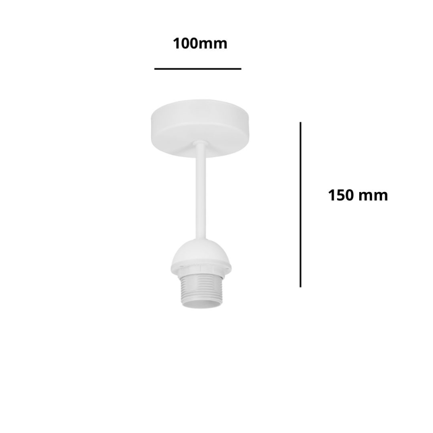 Brilagi - Opbouwplafonnière PARTY 1xE27/60W/230V Ø 10 cm wit