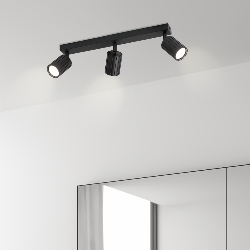 Brilagi - Opbouwspot CRISPINA 3xGU10/10W/230V zwart