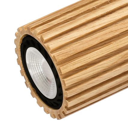 Brilagi - Opbouwspot MODERN WOOD 3x GU10/8W/230V hout/zwart