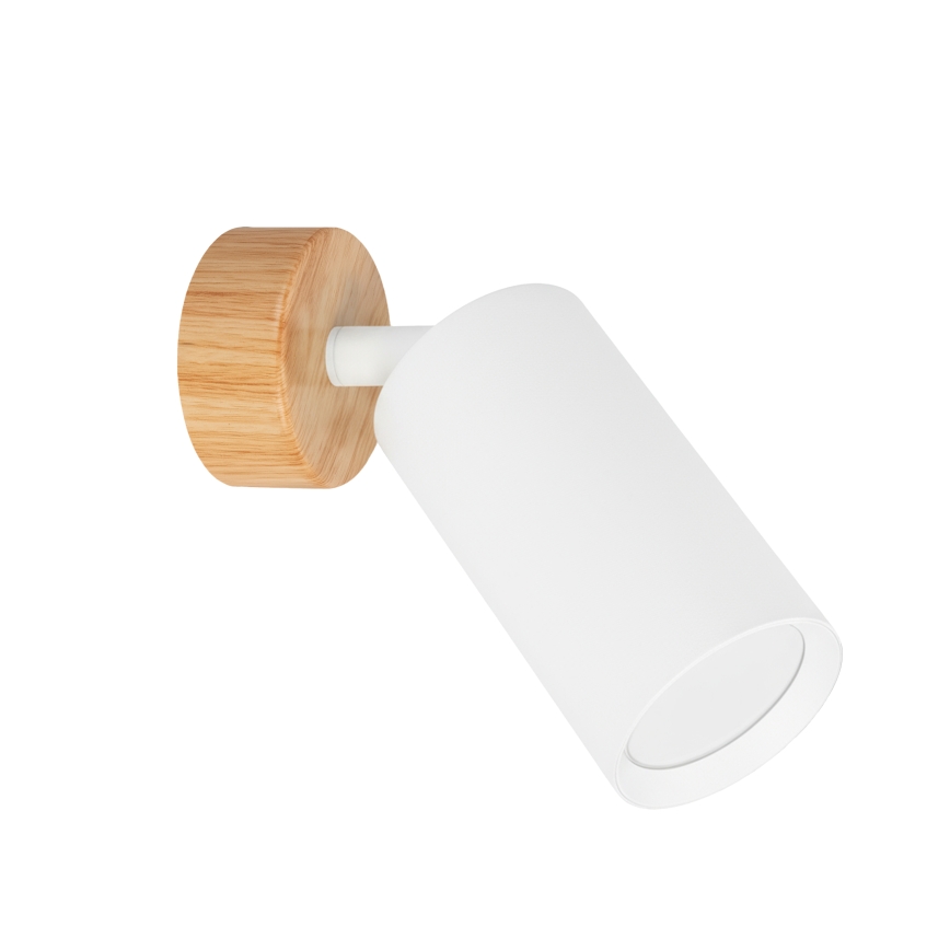 Brilagi - Opbouwspot SELE 1xGU10/30W/230V wit/eiken decor