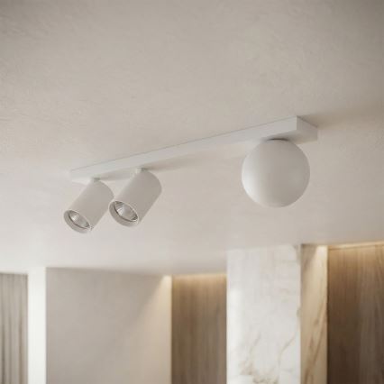 Brilagi - Opbouwspot SELE BALL 2xGU10/30W/230V + 1xG9/10W wit