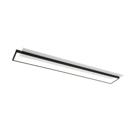 Brilagi - dimbare LED-plafondlamp OUTLINE LED/90W/230V 3000-6000K 18x100 cm wit/zwart + afstandsbediening