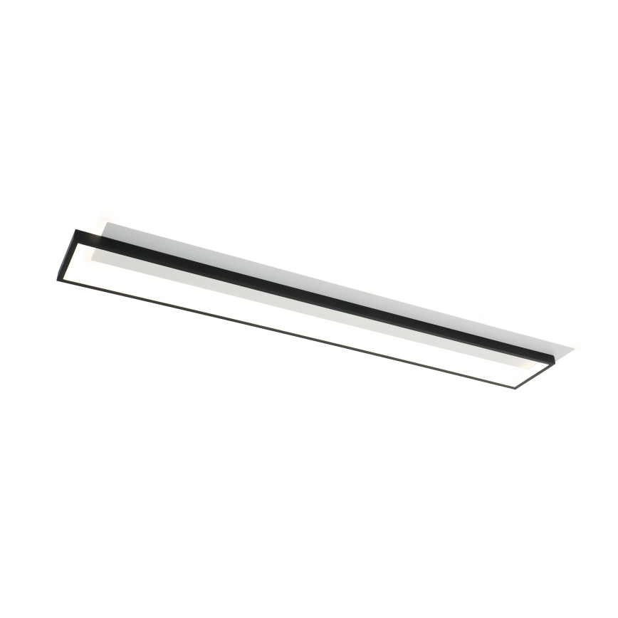 Brilagi - dimbare LED-plafondlamp OUTLINE LED/90W/230V 3000-6000K 18x100 cm wit/zwart + afstandsbediening