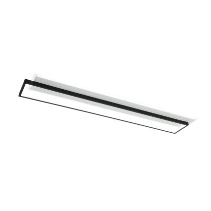 Brilagi - dimbare LED-plafondlamp OUTLINE LED/90W/230V 3000-6000K 18x100 cm wit/zwart + afstandsbediening