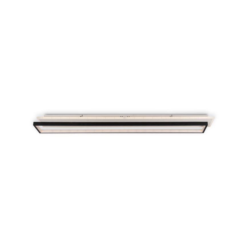 Brilagi - dimbare LED-plafondlamp OUTLINE LED/90W/230V 3000-6000K 18x100 cm wit/zwart + afstandsbediening