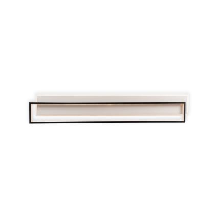 Brilagi - dimbare LED-plafondlamp OUTLINE LED/90W/230V 3000-6000K 18x100 cm wit/zwart + afstandsbediening