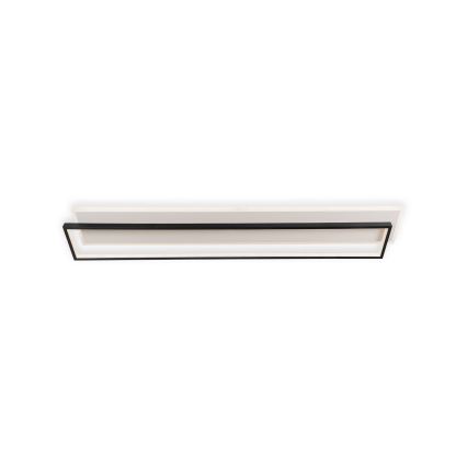 Brilagi - dimbare LED-plafondlamp OUTLINE LED/90W/230V 3000-6000K 18x100 cm wit/zwart + afstandsbediening