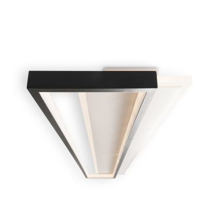 Brilagi - dimbare LED-plafondlamp OUTLINE LED/90W/230V 3000-6000K 18x100 cm wit/zwart + afstandsbediening