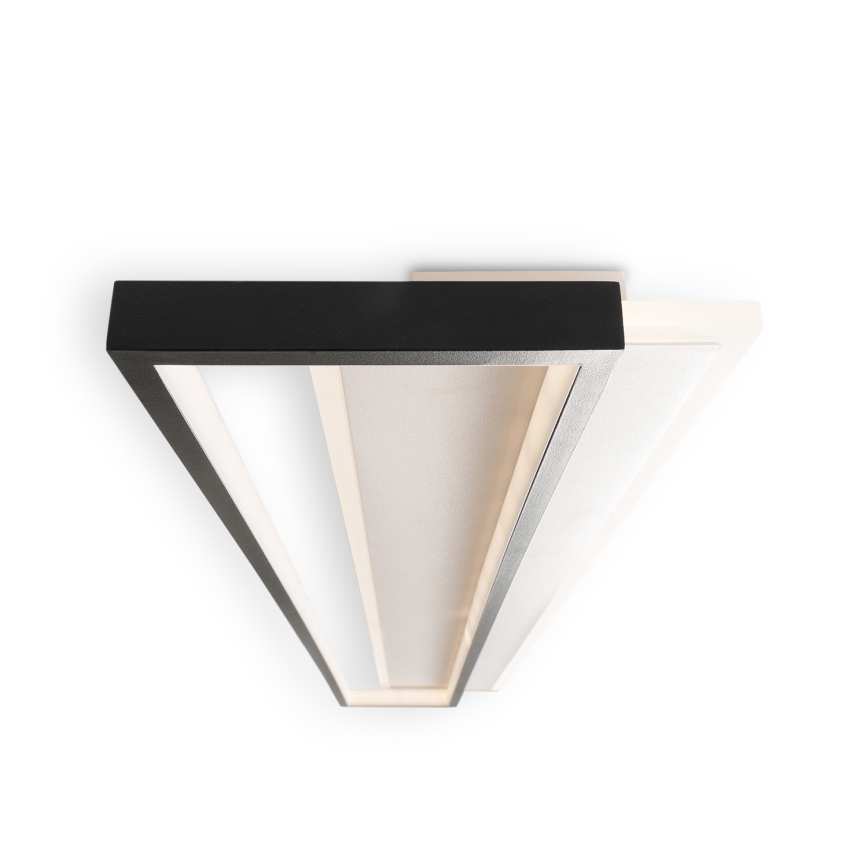 Brilagi - dimbare LED-plafondlamp OUTLINE LED/90W/230V 3000-6000K 18x100 cm wit/zwart + afstandsbediening