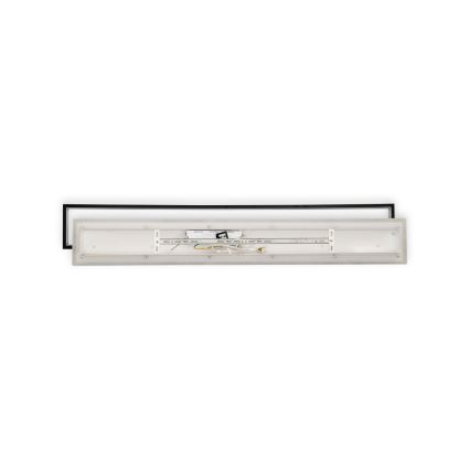 Brilagi - dimbare LED-plafondlamp OUTLINE LED/90W/230V 3000-6000K 18x100 cm wit/zwart + afstandsbediening