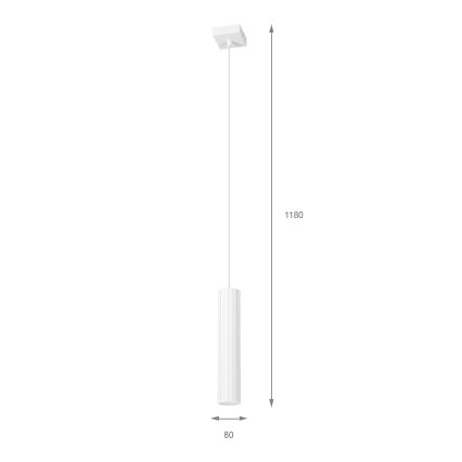 Brilagi - Pendel aan kabel CRISPINA 1xGU10/10W/230V wit