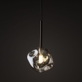 Brilagi - Pendel aan kabel VULCANO 1xG9/8W/230V Ø 15 cm brons/rookbeige