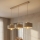 Brilagi - Pendellamp aan kabel SPRING 3xE27/60W/230V beige/goud