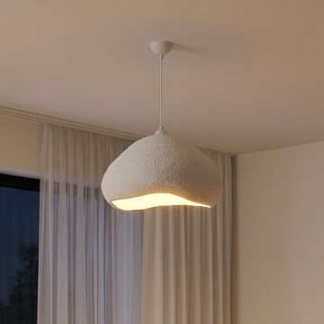 Brilagi - Pendellamp aan snoer WABI SABI 1xE27/40W/230V Ø 50 cm wit