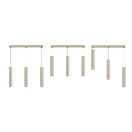 Brilagi - Pendellamp met kabel 3xGU10/15W/230V beige/goud