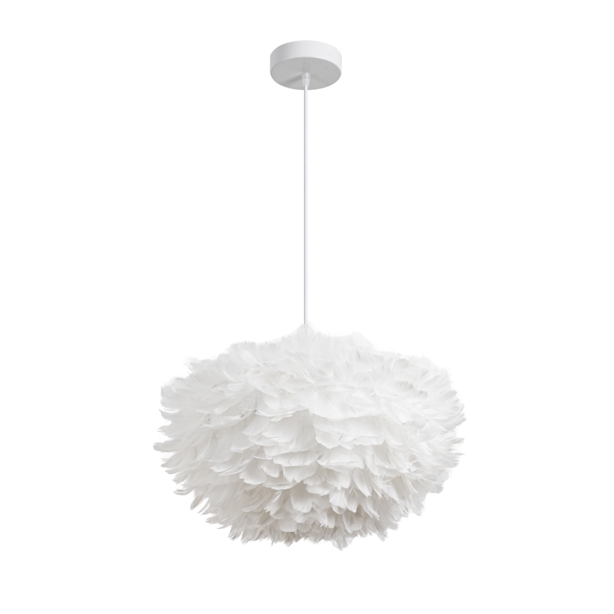 Brilagi - Pendellamp met kabel FEATHER 3xE27/40W/230V Ø 50 cm wit