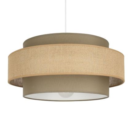 Brilagi - Pendellamp met kabel RESNA 1x E27/60W/230V Ø 40 cm bruin/beige