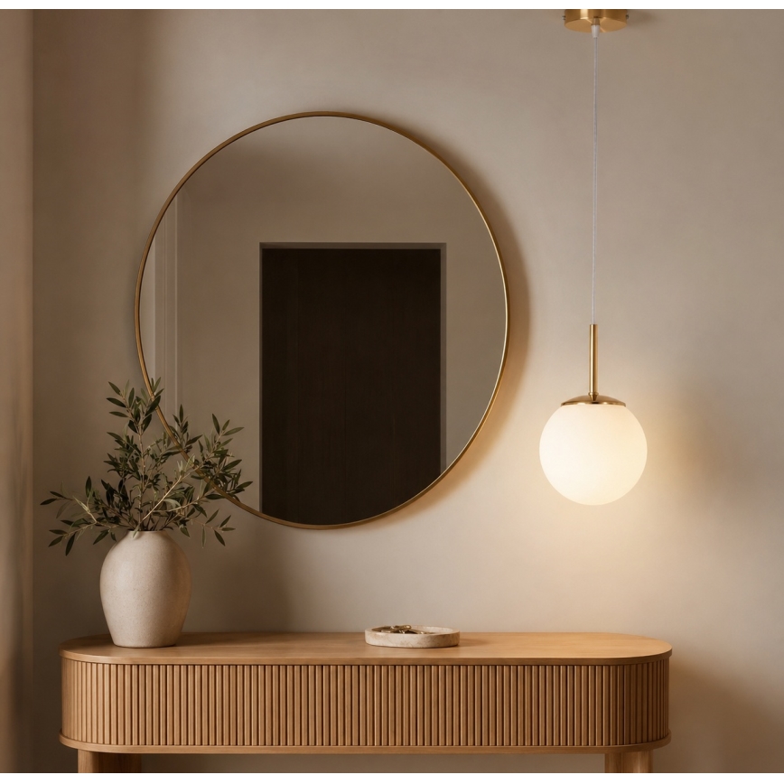 Brilagi - Pendellamp MILO aan kabel 1xE27/60W/230V goudkleurig