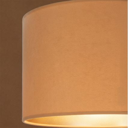 Brilagi - Pendellamp VELVET met kabel 1xE27/60W/230V Ø 40 cm beige/goud