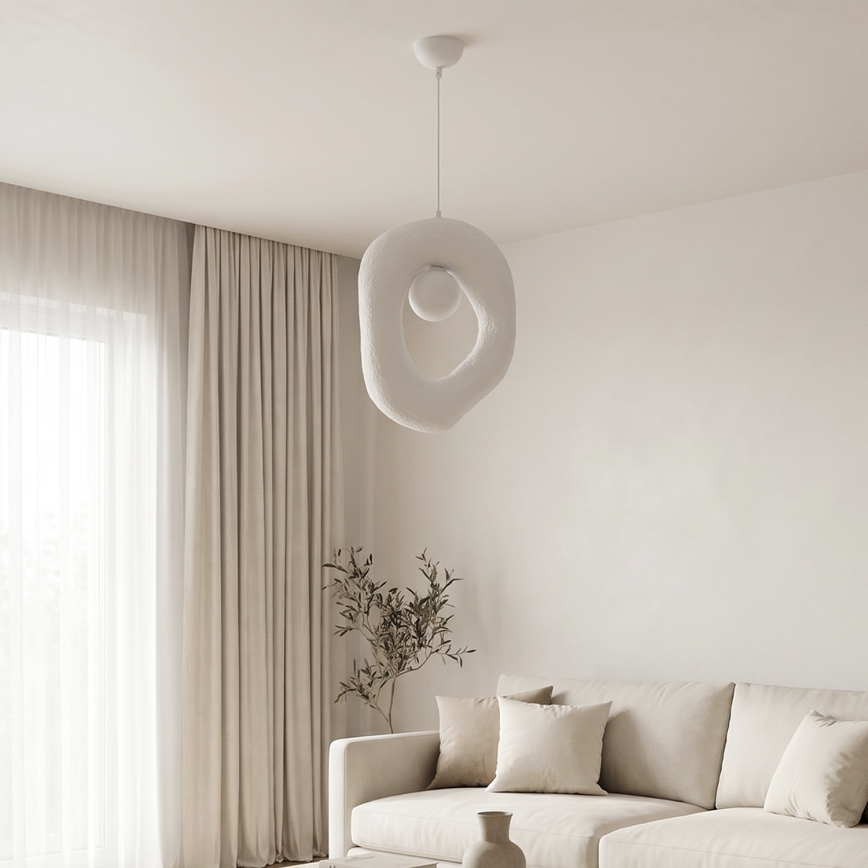 Brilagi - Pendellamp WABI SABI met kabel 1xG9/8W/230V wit