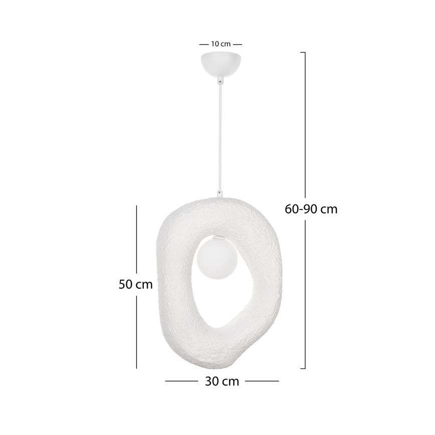 Brilagi - Pendellamp WABI SABI met kabel 1xG9/8W/230V wit