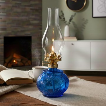Brilagi - Petroleumlamp MERLIN blauw
