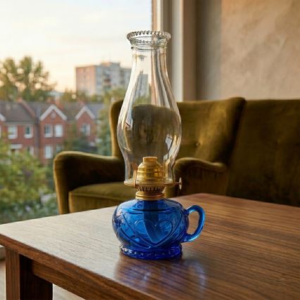 Brilagi - Petroleumlamp MERLIN blauw