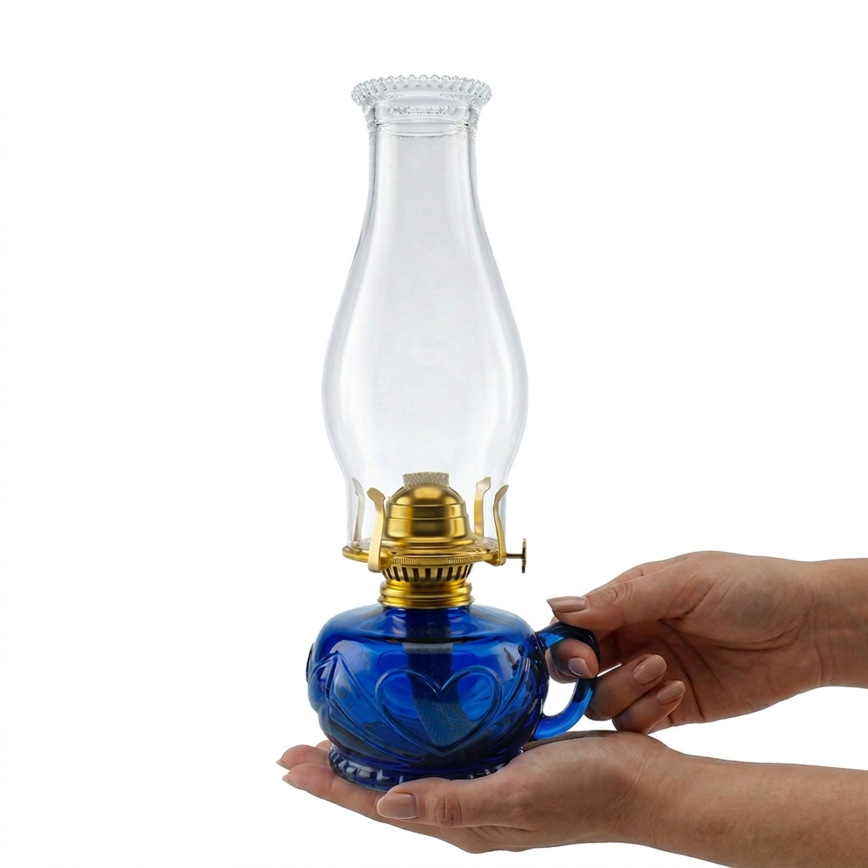 Brilagi - Petroleumlamp MERLIN blauw