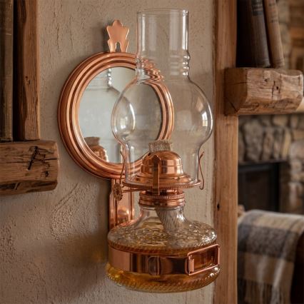 Brilagi - Petroleumlamp MERLIN brons/patina