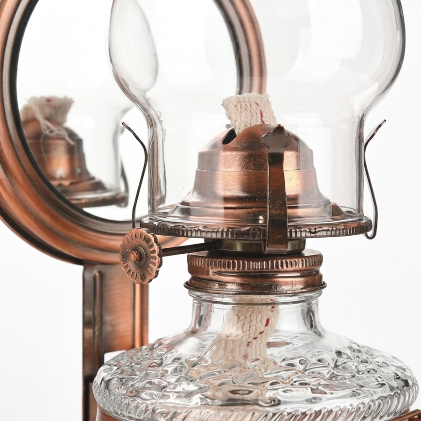 Brilagi - Petroleumlamp MERLIN brons/patina