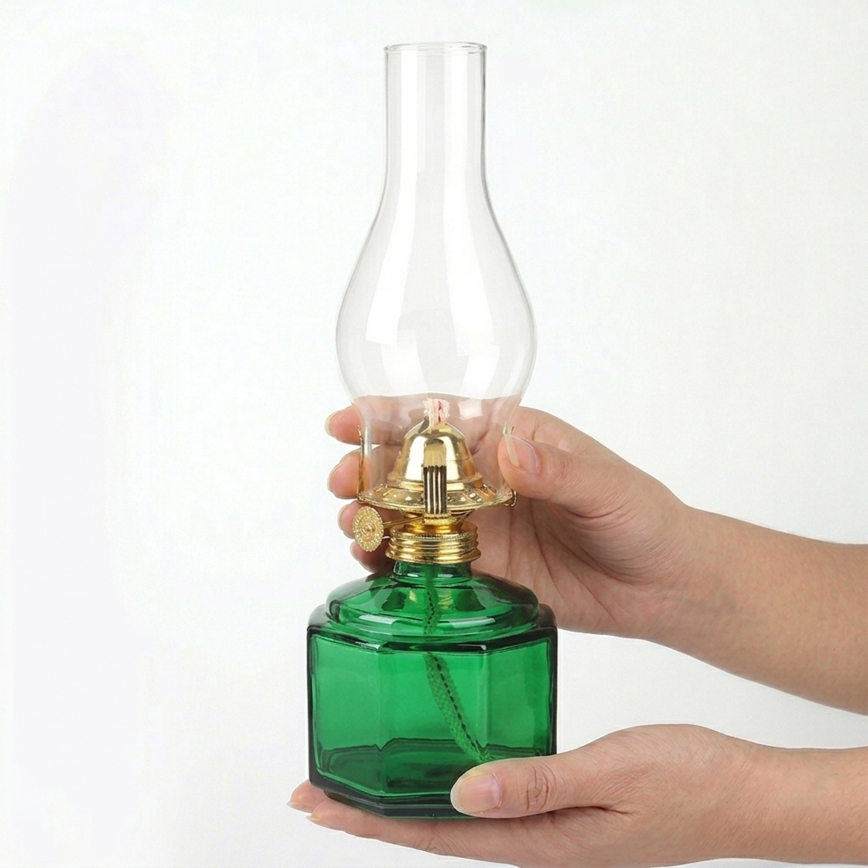 Brilagi - Petroleumlamp MERLIN groen